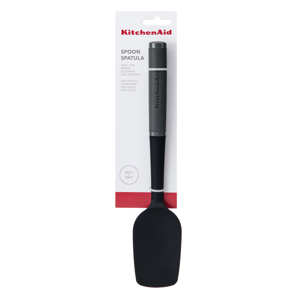 KitchenAid Soft Grip Spoon Spatula - Charcoal Grey