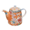 London Pottery Bell-Shaped Teapot with Infuser for Loose Tea - 1 L, Coral image 9