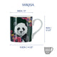 Mikasa Wild at Heart Panda Print Porcelain Mug, 280ml
