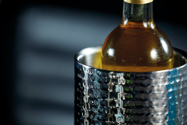 BarCraft Stainless Steel Hammered Wine Cooler image 2