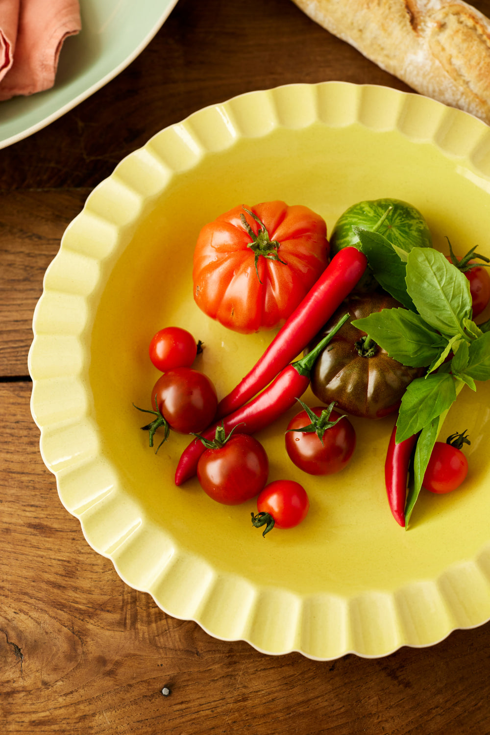 Jamie Oliver Big Love Super Server, Stoneware, Yellow, 34 x 5cm