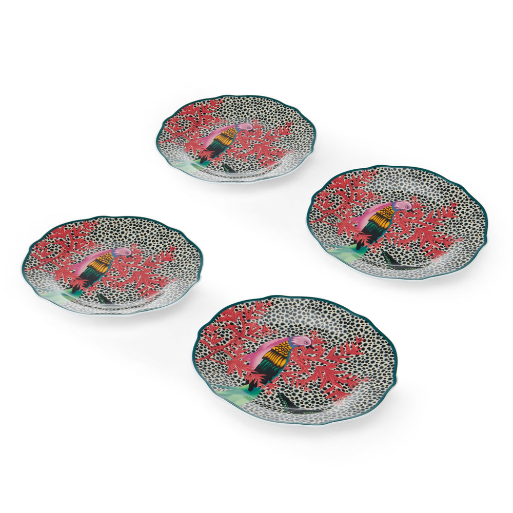 Mikasa x Sarah Arnett Porcelain Side Plate, Set of 4, 19cm