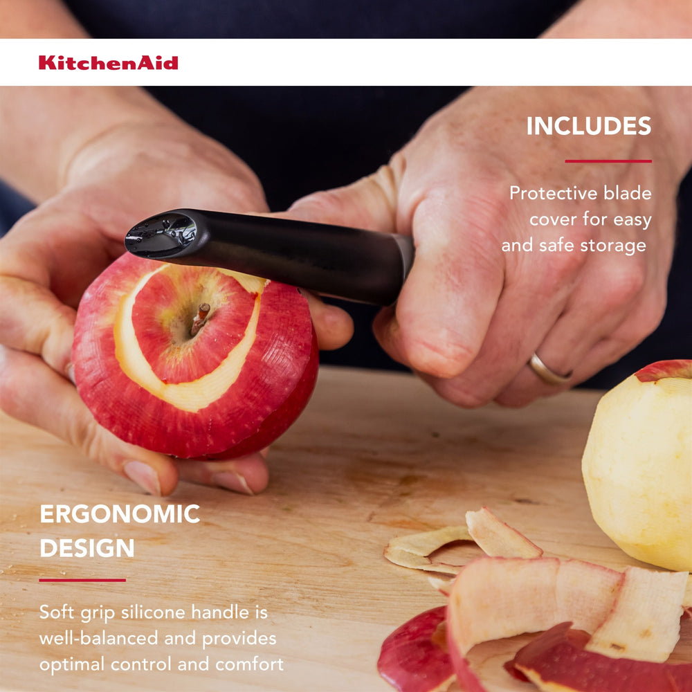KitchenAid Soft Grip Euro Peeler - Charcoal Grey