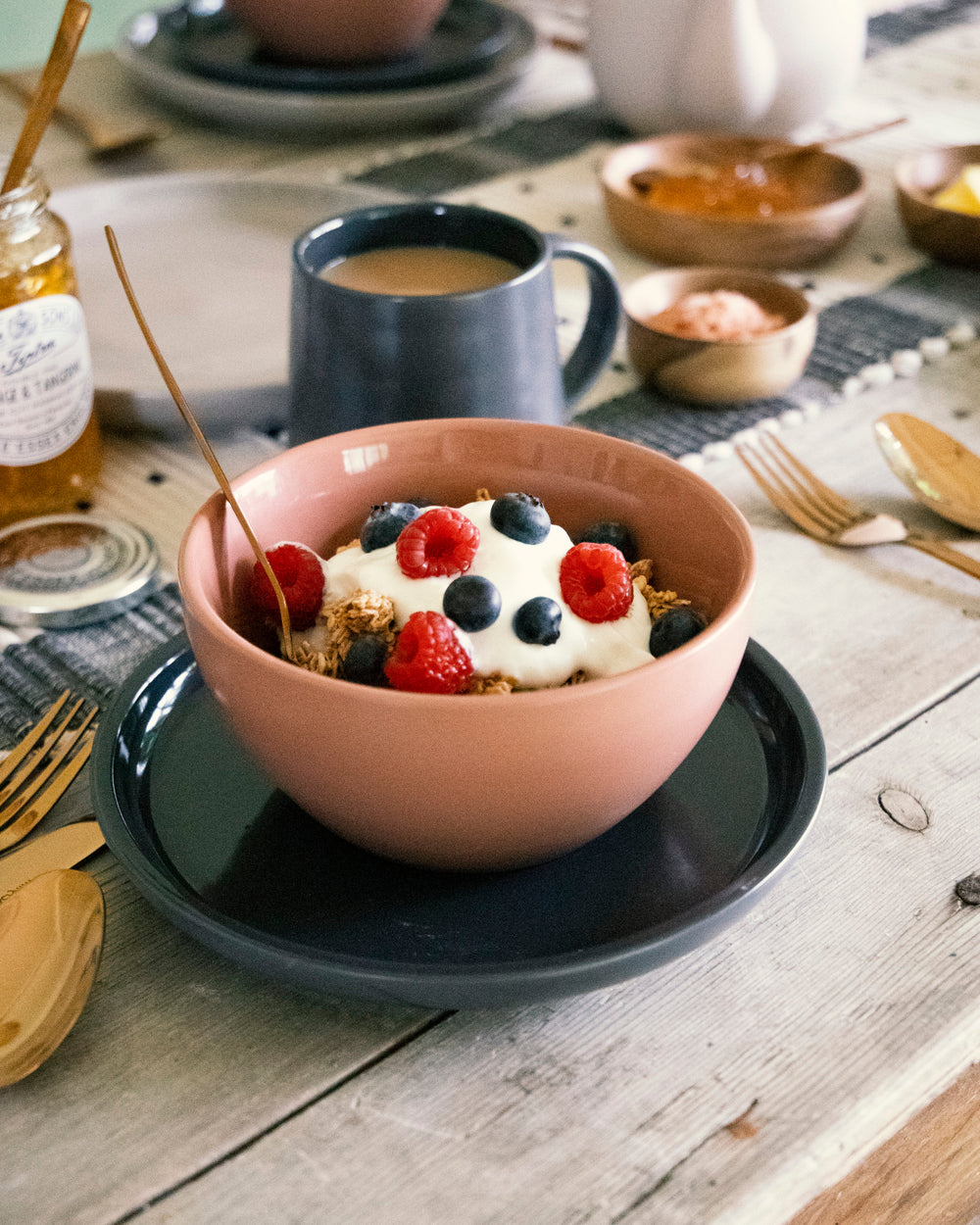 Mikasa Serenity Ceramic 440ml Slate Grey Mug