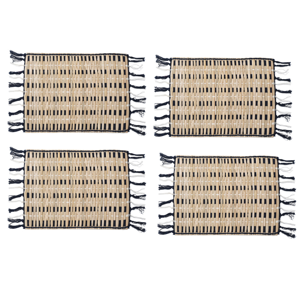 Creative Tops Napier Grass Placemats, Set of 4, Woven Design, 30 x 23 cm