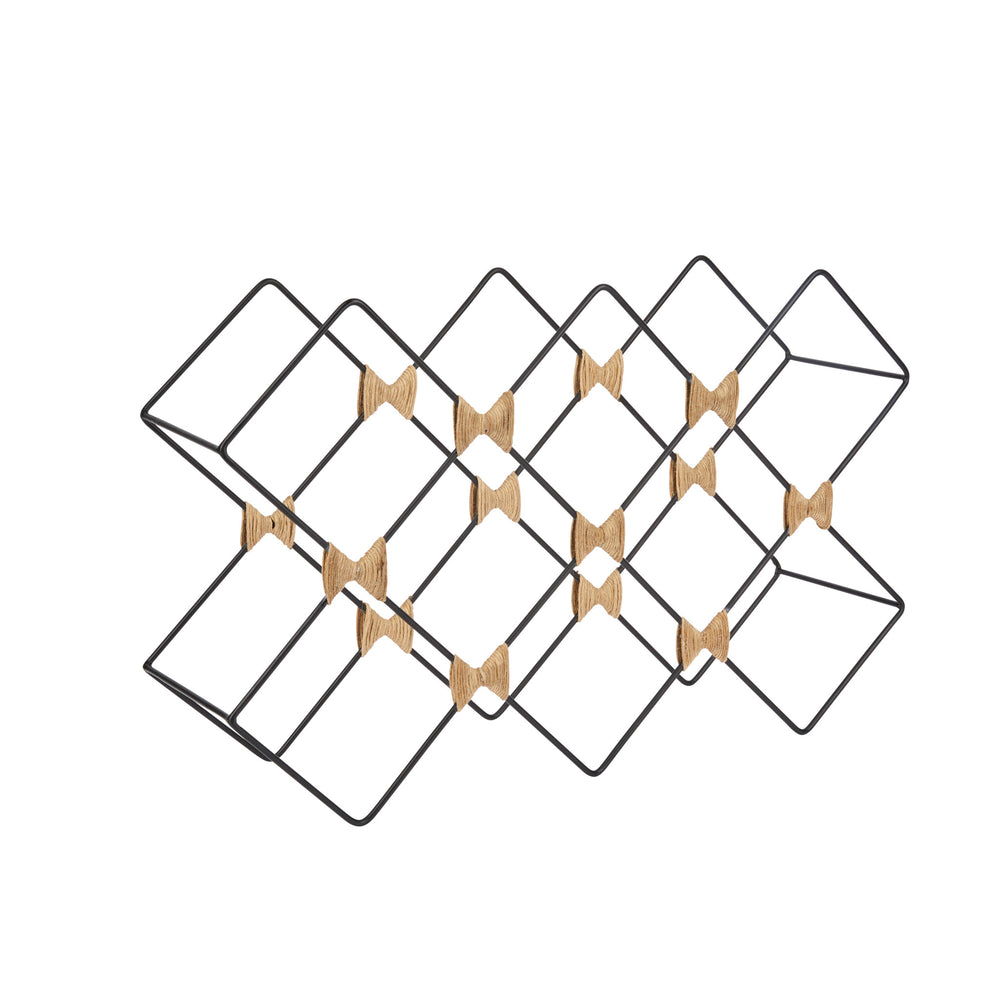 BarCraft 8-Bottle Metal Wine Rack