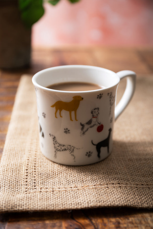 Mikasa Fine China Dog Print Fluted Mug, 250ML image 5