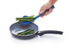 Colourworks Brights Blue Long Handled Silicone-Headed Slotted Food Turner image 2