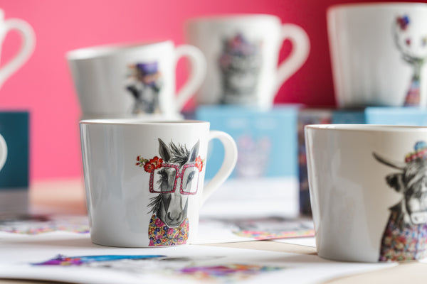 Mikasa Tipperleyhill Horse Print Fine China Mug, 380ml image 13