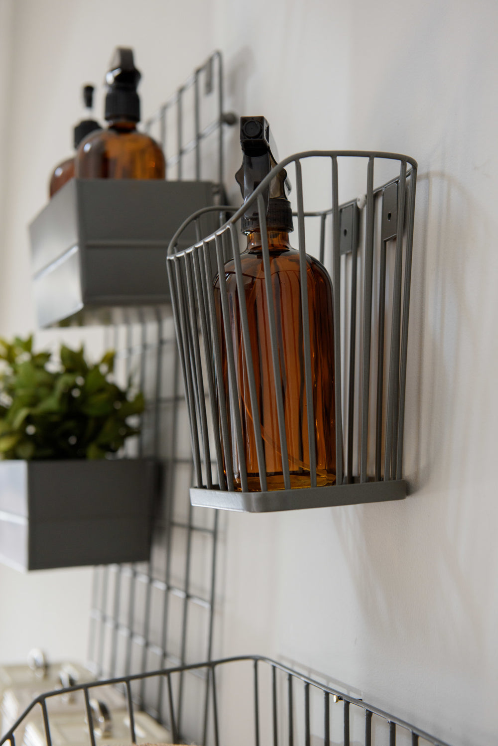 KitchenCraft Living Nostalgia Small Stackable Wire Storage Basket