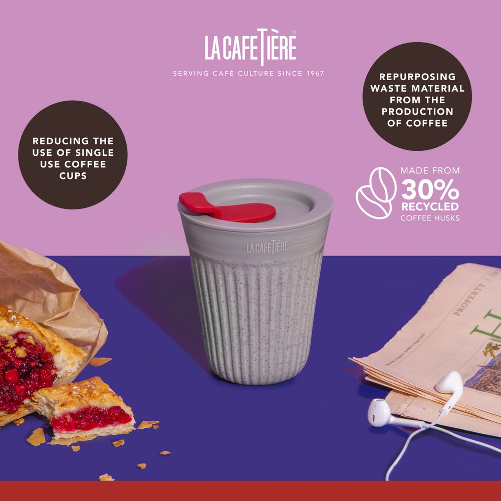 La Cafetière The Beanie Reusable Coffee Cup, 225ml
