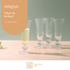 Mikasa Salerno Crystal Champagne Flute Glasses, Set of 4, 170ml image 9