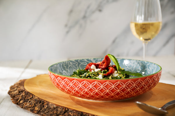 Mikasa Leaf & Geometric Stoneware Bowl, 21 cm image 6