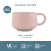 Jamie Oliver Big Love 'Cosy Cuppa' Mug, Pink, Stoneware, 375ml