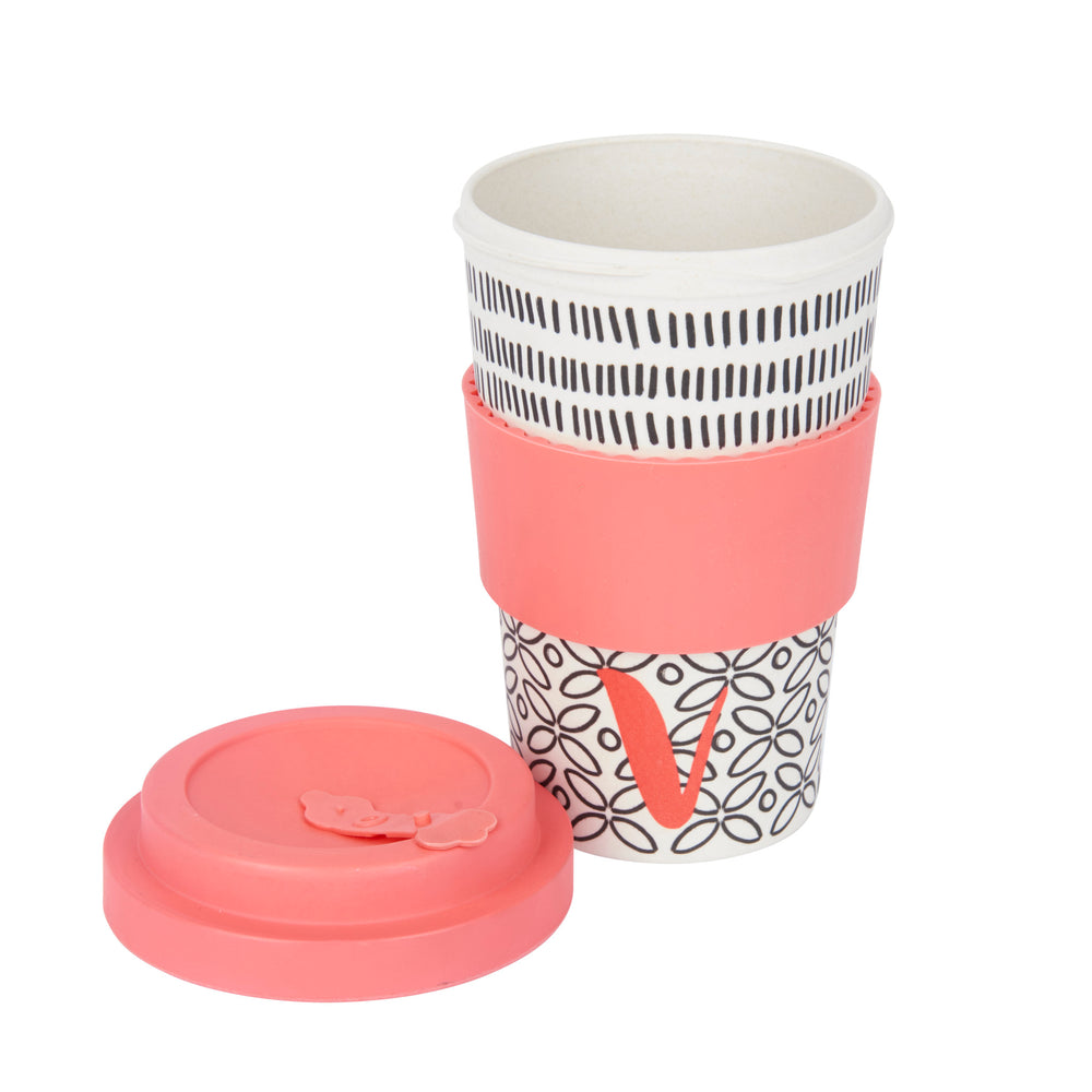 KitchenCraft 410ml Bamboo A to Z Letter 