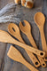 Natural Elements Wood Fibre Kitchen Utensils Set, 4 Pieces