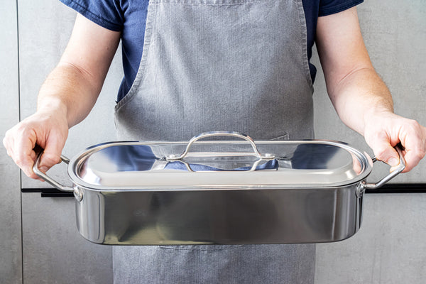 KitchenCraft Stainless Steel Fish Poacher, 45cm (18