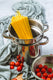 KitchenCraft World of Flavours Italian Pasta Pot with Steamer Insert