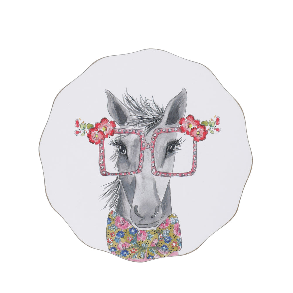 Mikasa x Tipperleyhill Scallop-Shaped Coasters, Set of 4, 12cm