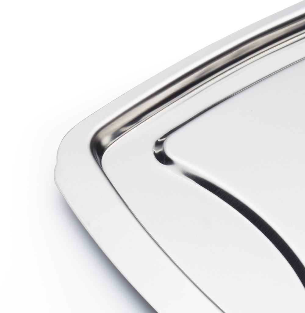 MasterClass Stainless Steel Spiked Carving Tray