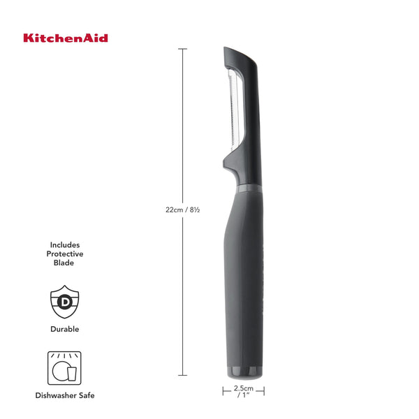 KitchenAid Soft Grip Euro Peeler - Charcoal Grey image 8