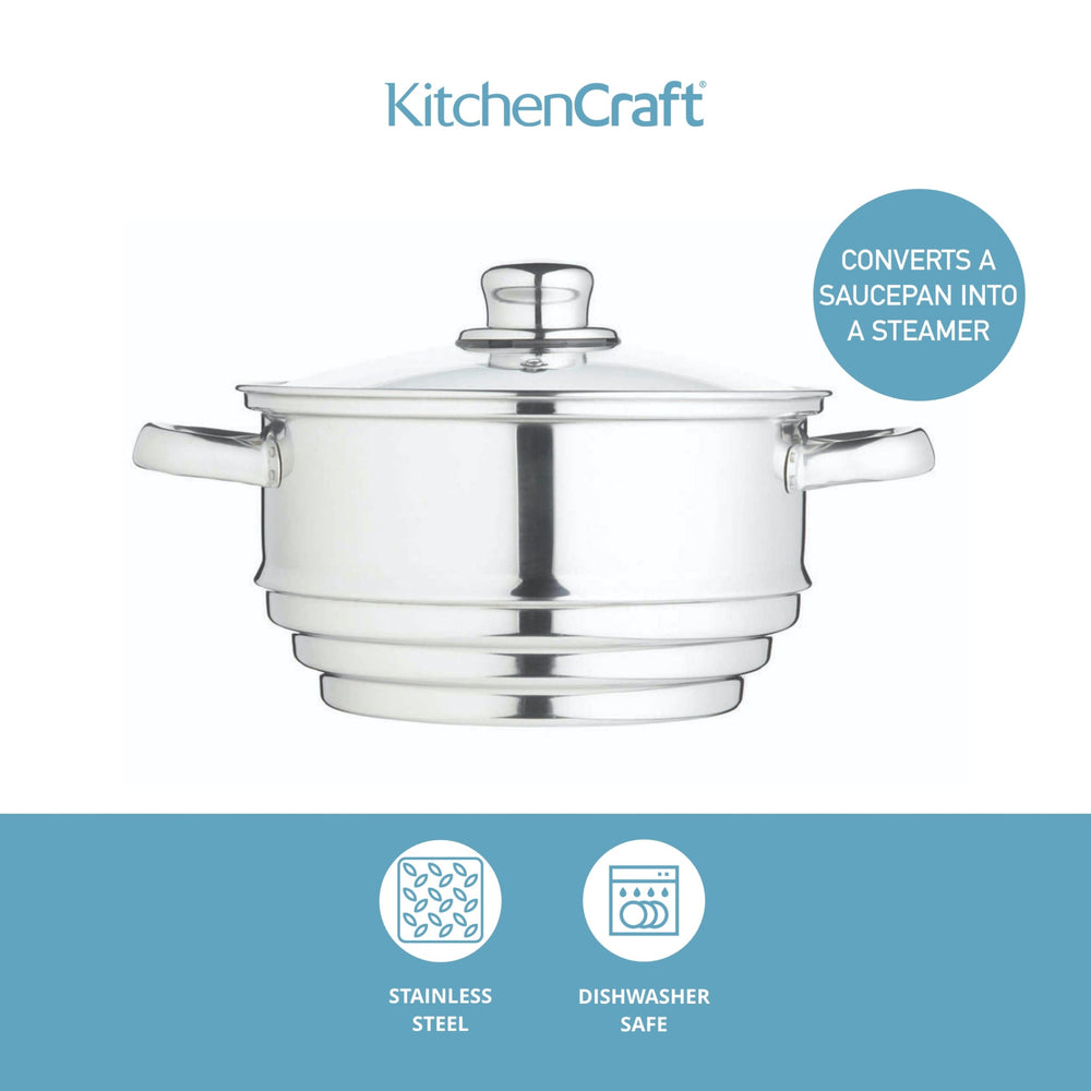 KitchenCraft Stainless Steel Universal Steamer