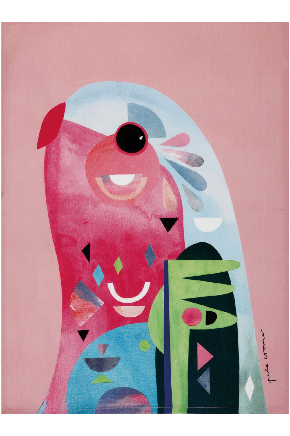 Maxwell & Williams Pete Cromer Parrot Tea Towel