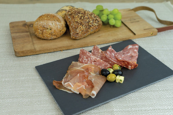 Artesá Acacia Wood and Slate Serving Board image 6