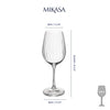 Mikasa Treviso Crystal White Wine Glasses, Set of 4, 350ml image 7
