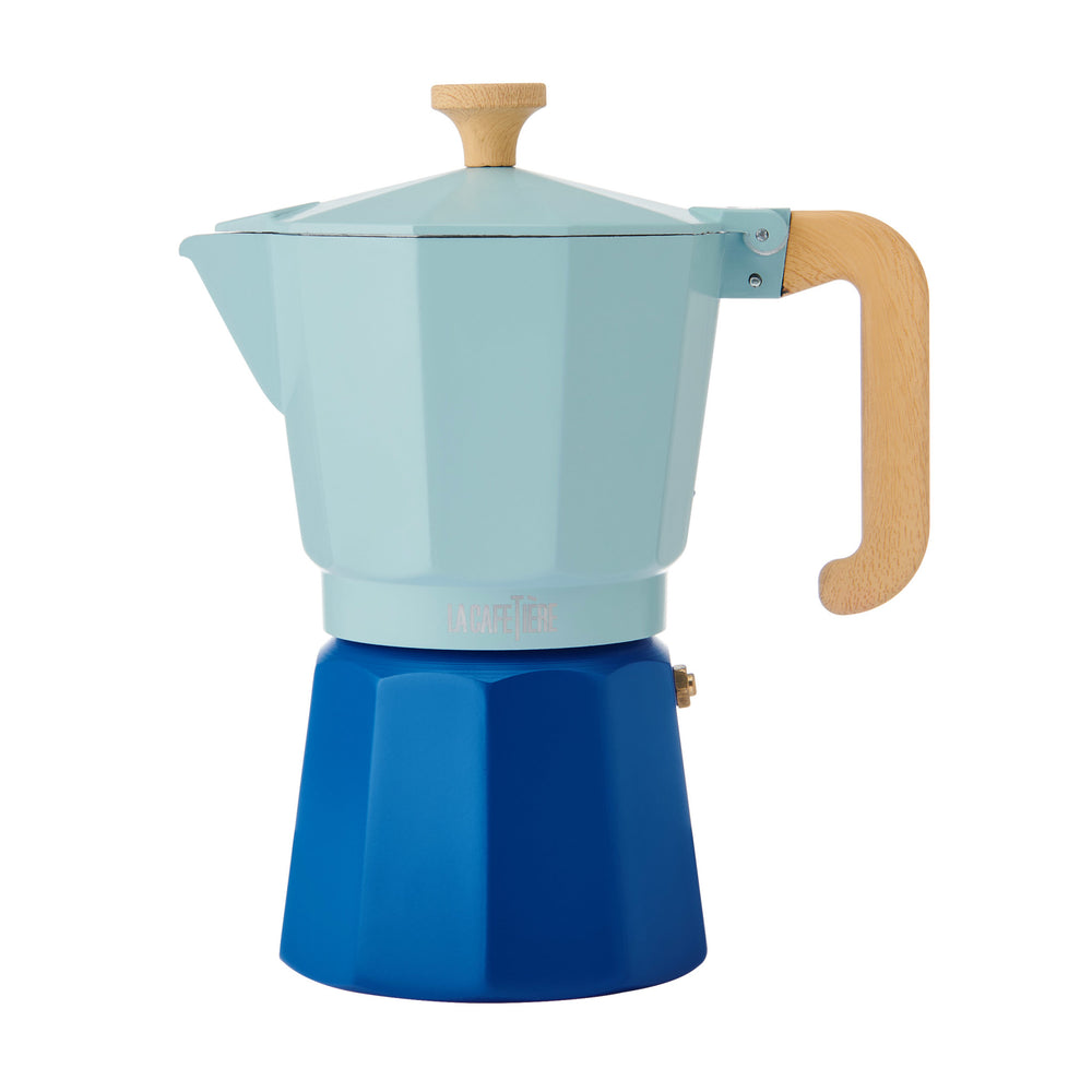 La Cafetière Espresso Pot 6 Cup, Sky Blue image 1