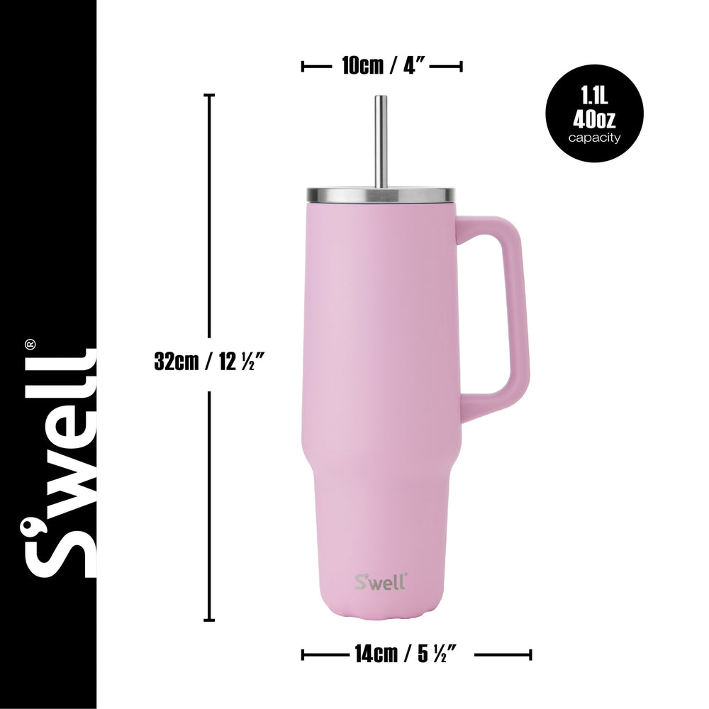 S'well Tumbler XL, 1180ml, Hydrangea Pink