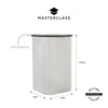 MasterClass Stainless Steel Container with Antimicrobial Lid - 17 cm