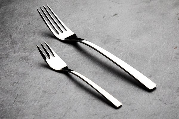 Mikasa Hospitality 12-Piece Square Edge Dessert Fork Cutlery Set image 2
