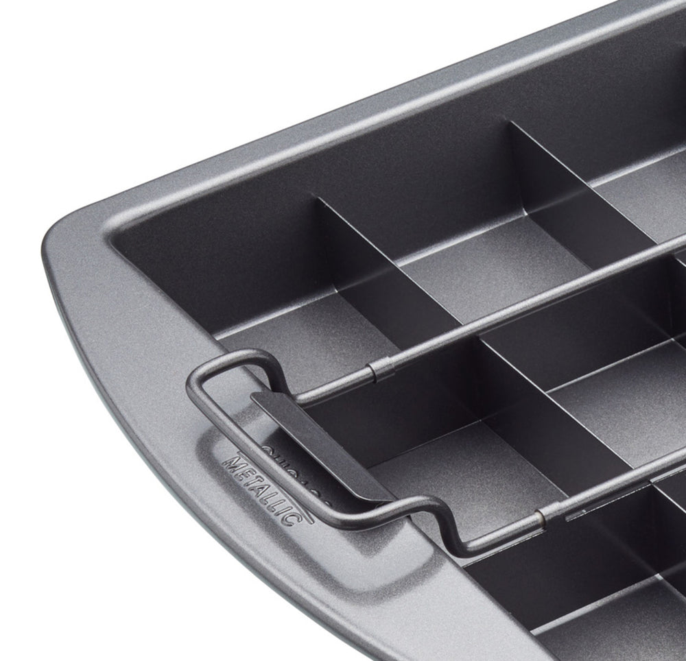 Chicago Metallic Non-Stick Three Piece Brownie Pan Set