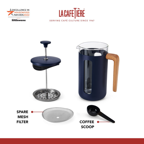 La Cafetière Pisa 8-Cup Cafetière, Navy image 5