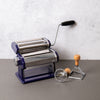 3pc Pasta Making Set with Blue Stainless Steel Pasta Maker, Round Ravioli Cutter and Square Ravioli Cutter image 2