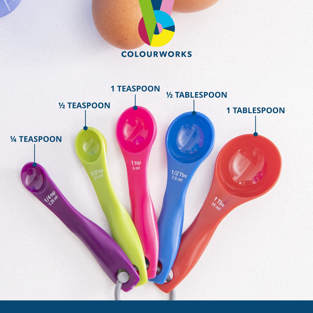 Colourworks 5 Piece Measuring Spoon Set
