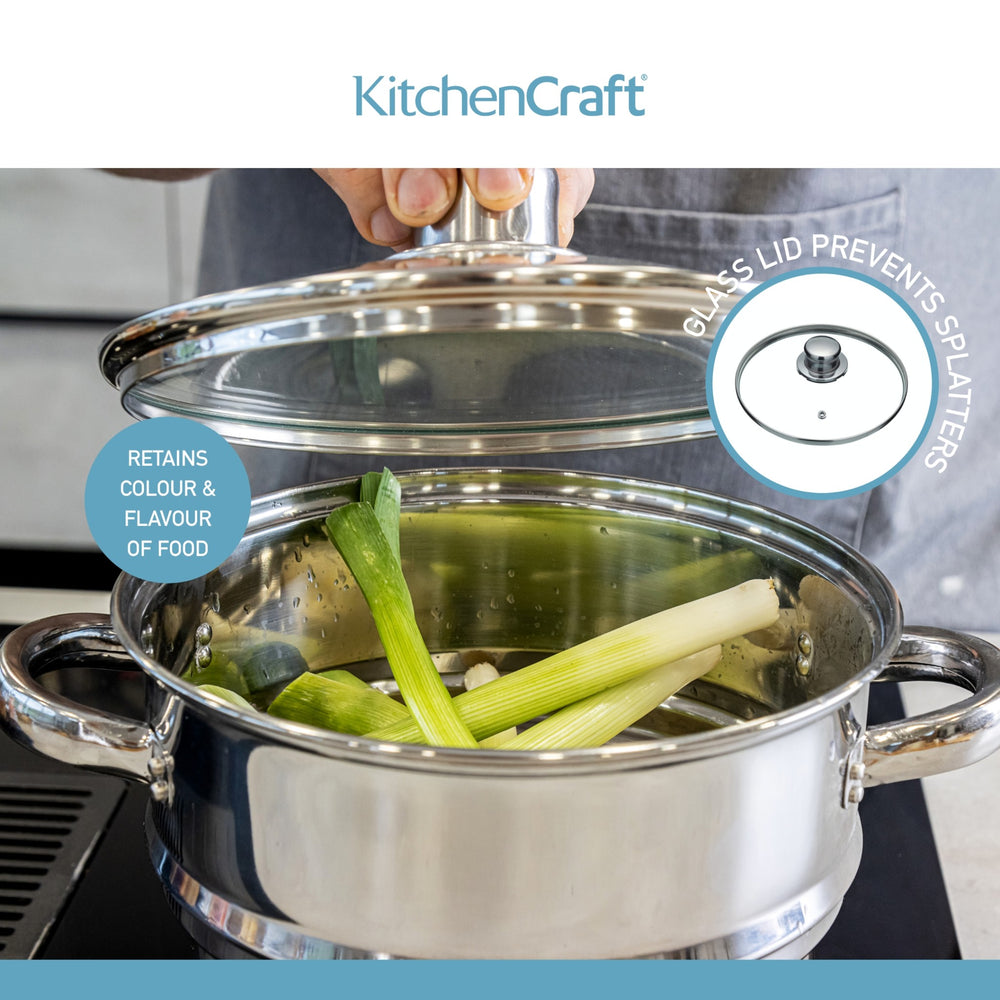 KitchenCraft Stainless Steel Universal Steamer