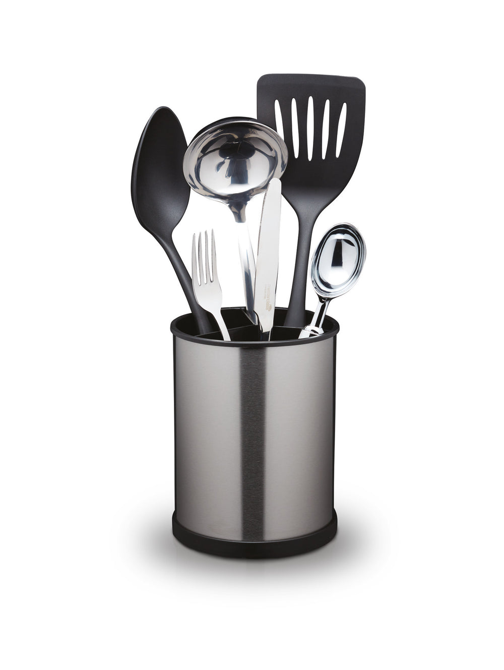 MasterClass Rotating Stainless Steel Finish Utensil Holder