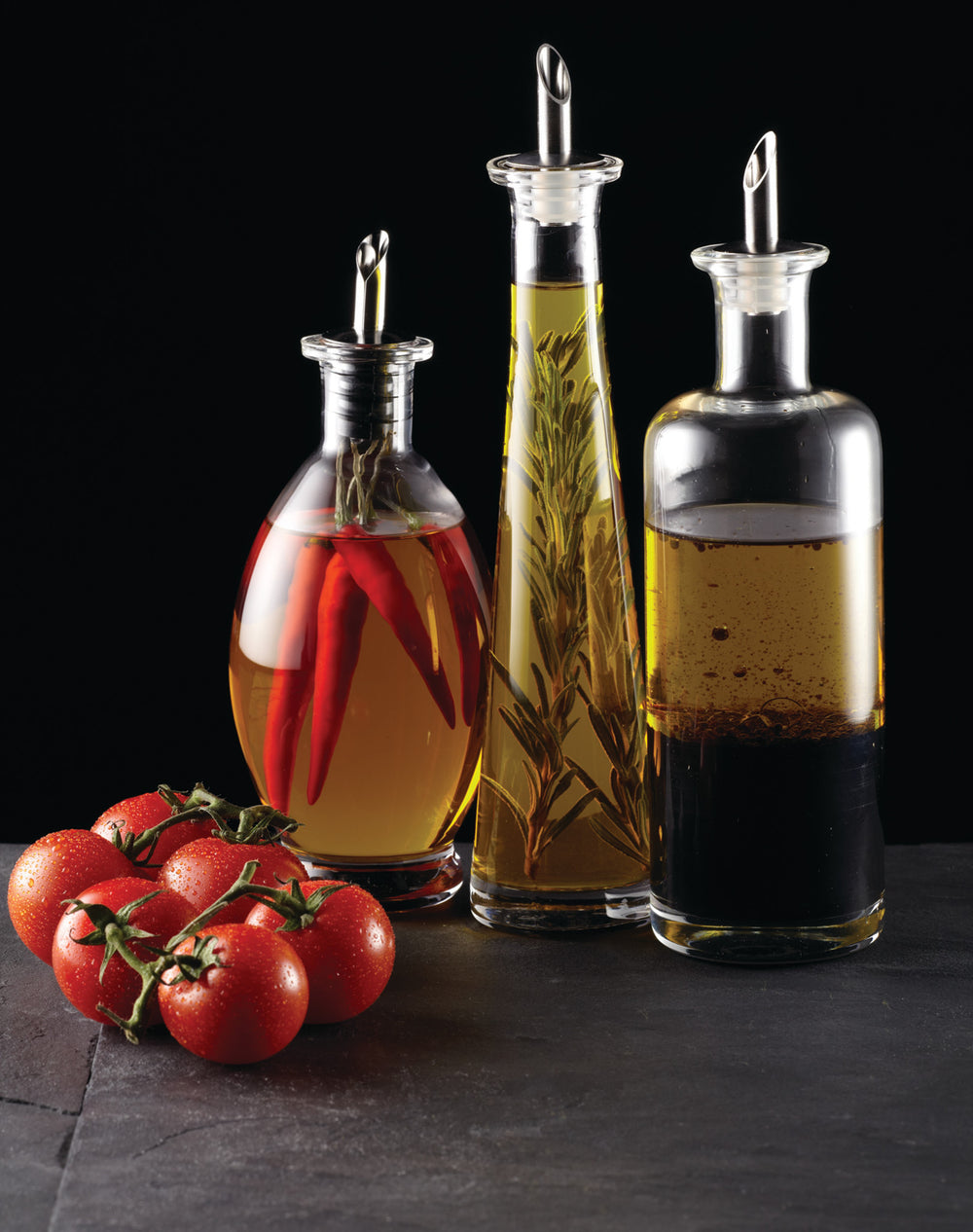 KitchenCraft World of Flavours Italian Glass Oil & Vinegar Bottle