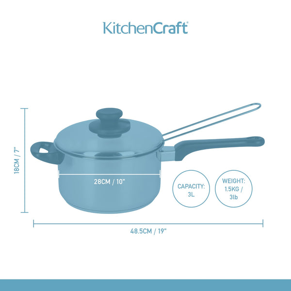 KitchenCraft Stainless Steel Large Chip Fryer and Basket image 9