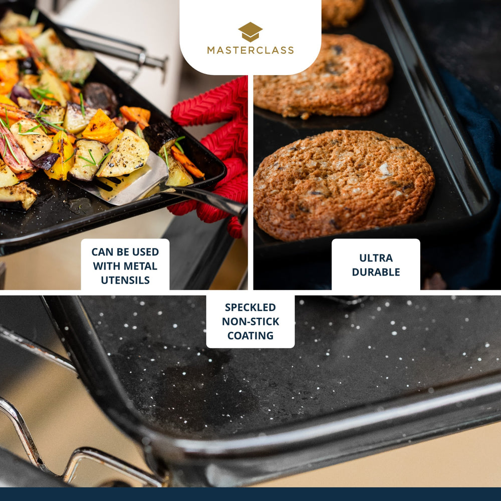 MasterClass Vitreous Enamel Baking Tray