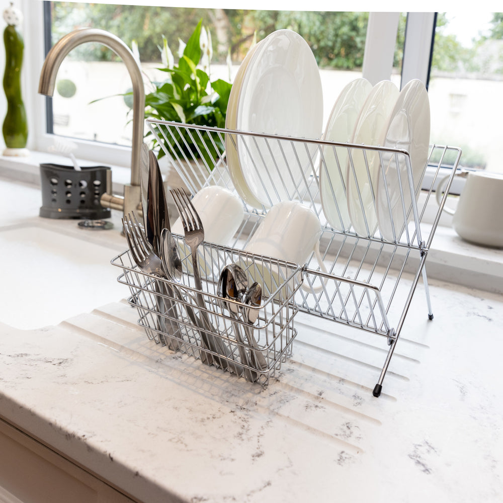 KitchenCraft Hook Over Cutlery Draining Basket