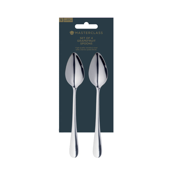 MasterClass Set of 4 Grapefruit Spoons image 3