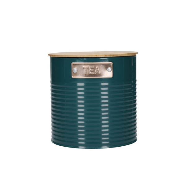 KitchenCraft Tea, Coffee and Sugar Canisters - 1 L, Teal, Set of 3 image 3