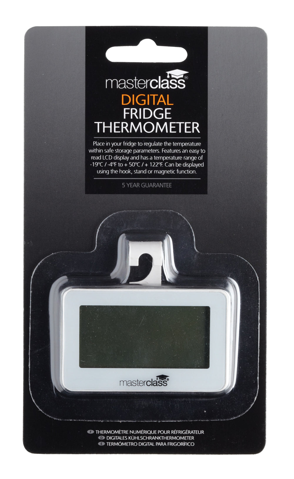 MasterClass Digital Fridge Thermometer
