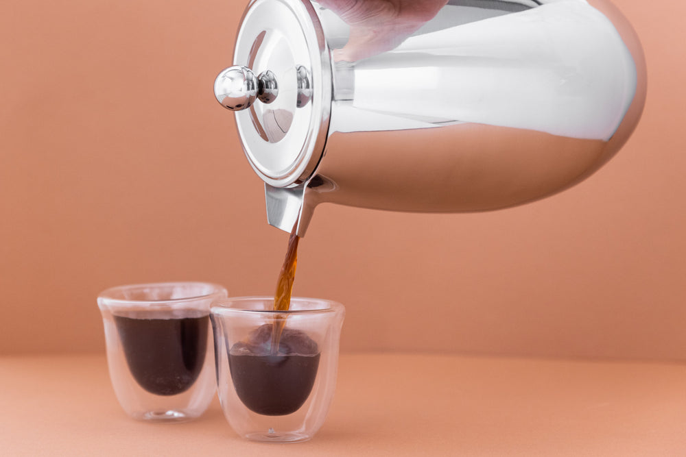 La Cafetière 8 Cup Double Wall Stainless Steel French Press, Gift Boxed