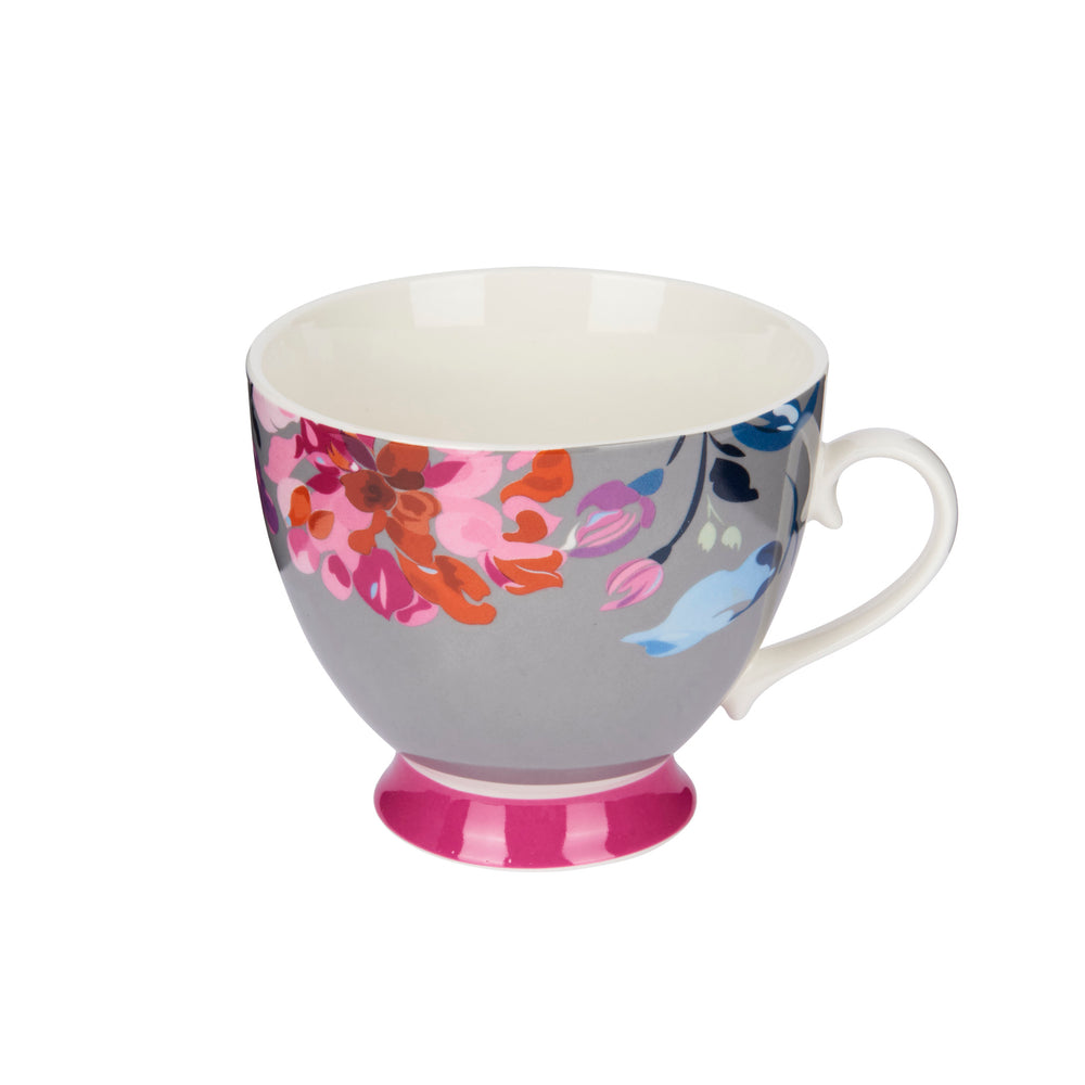 KitchenCraft China Floral Border Mug