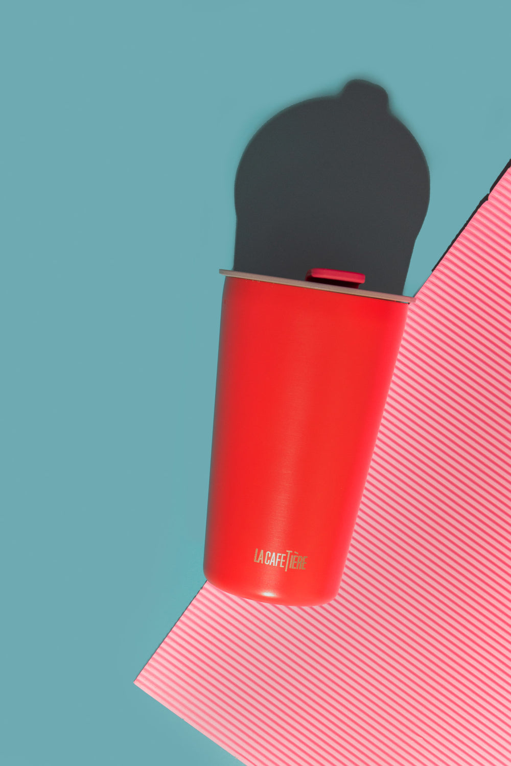 La Cafetière Pavia Travel Flask, 400ml, Red