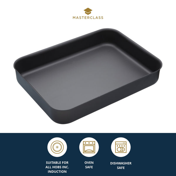 MasterClass Non-Stick Hard Anodised Roasting Pan, 42cm image 8